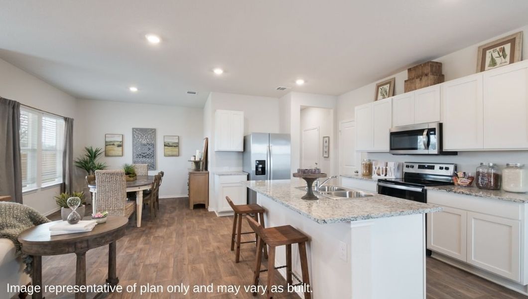 Furnished interior view inside a new home in Blue Ridge Ranch, San Antonio (Image 10).