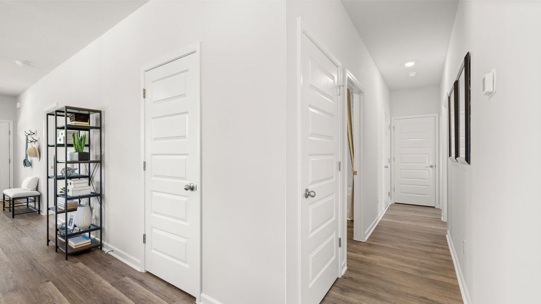 Representative unfurnished interior of a home built from the Calloway 3 by D.R. Horton in Bellemeade Landing, Augusta (Image 22). Representative unfurnished interior of a home built from the Calloway 3 by D.R. Horton in Bellemeade Landing, Augusta (Image 22).