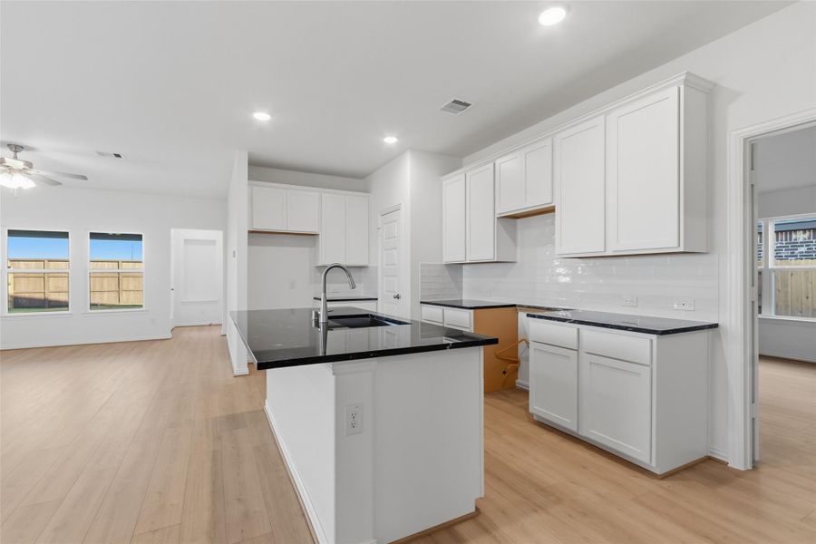 Furnished interior view inside a new home in Oakwood Estates, Waller (Image 8). Furnished interior view inside a new home in Oakwood Estates, Waller (Image 8).