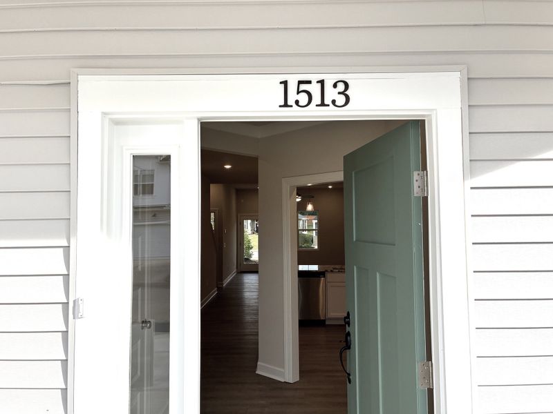 Exterior details and patio area of a home in Reidville Town Center, Reidville (Image 3).
