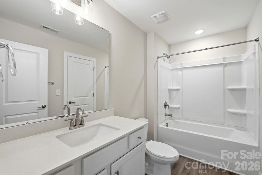 Upper level bathroom