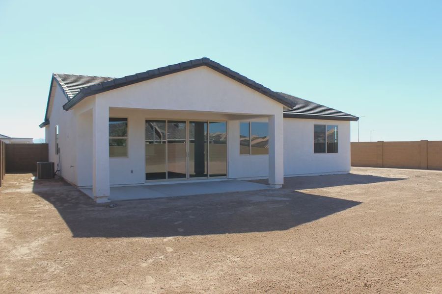 Exterior details and patio area of a home in Acacia at Santana, Yuma (Image 4).