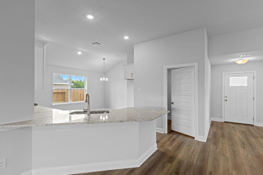 Furnished interior view inside a new home in River Ranch Trails, Dayton (Image 11). Furnished interior view inside a new home in River Ranch Trails, Dayton (Image 11).