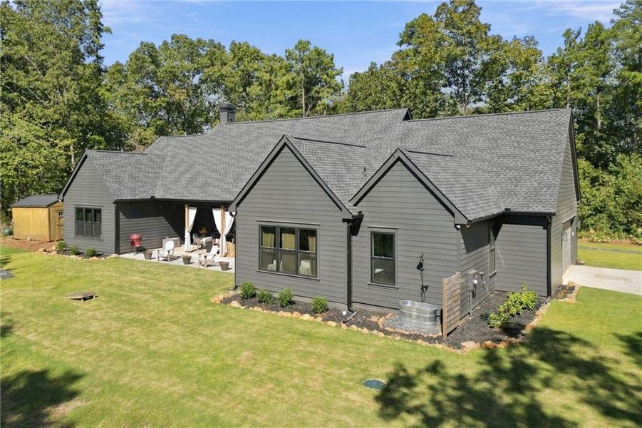 Exterior details and patio area of a home in , Cartersville (Image 28).