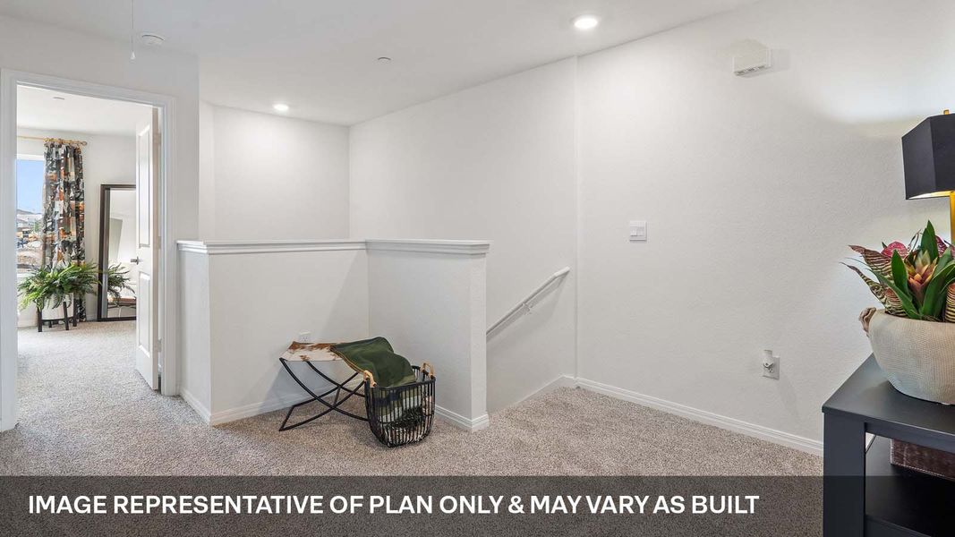 Furnished interior view inside a new home in Avery Centre, Round Rock (Image 24).