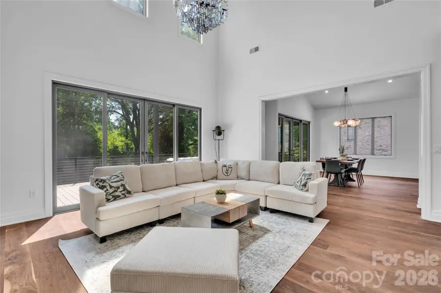 Furnished interior view inside a new home in , Charlotte (Image 7).