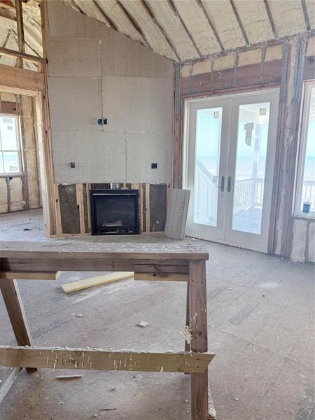 In-progress construction of a new home in , Galveston, TX (Image 11). In-progress construction of a new home in , Galveston, TX (Image 11).