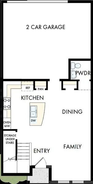 2D floor plan layout of this home in Emerald Landing at Waterside at Lakewood Ranch – Towns, Sarasota, FL (Image 2). 2D floor plan layout of this home in Emerald Landing at Waterside at Lakewood Ranch – Towns, Sarasota, FL (Image 2).