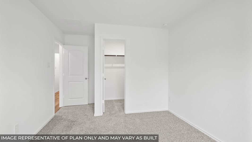 Representative unfurnished interior of a home built from the Holden by D.R. Horton in Williams Reserve East, Conroe (Image 12).