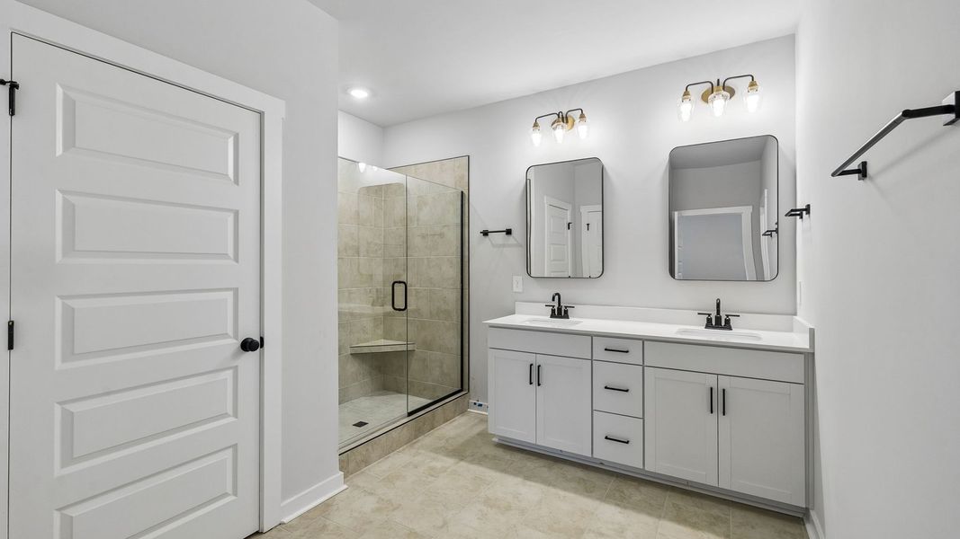 Furnished interior view inside a new home in Reserve at Hickory Ridge, Columbia (Image 17).
