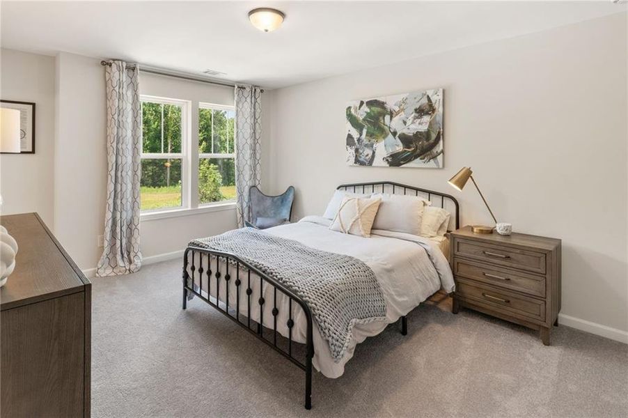 Furnished interior view inside a new home in , Buford (Image 11).