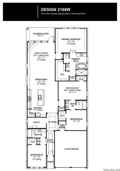 2D floor plan layout of this home in Veramendi, New Braunfels, TX (Image 2). 2D floor plan layout of this home in Veramendi, New Braunfels, TX (Image 2).