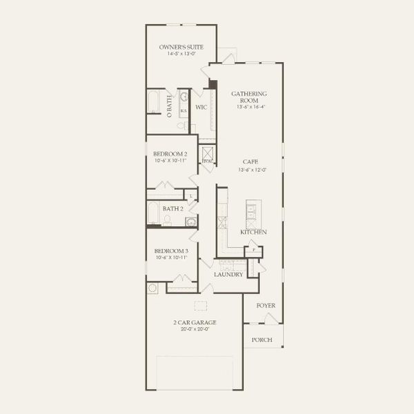 2D floor plan layout of this home in Peppervine, Porter, TX (Image 4). 2D floor plan layout of this home in Peppervine, Porter, TX (Image 4).
