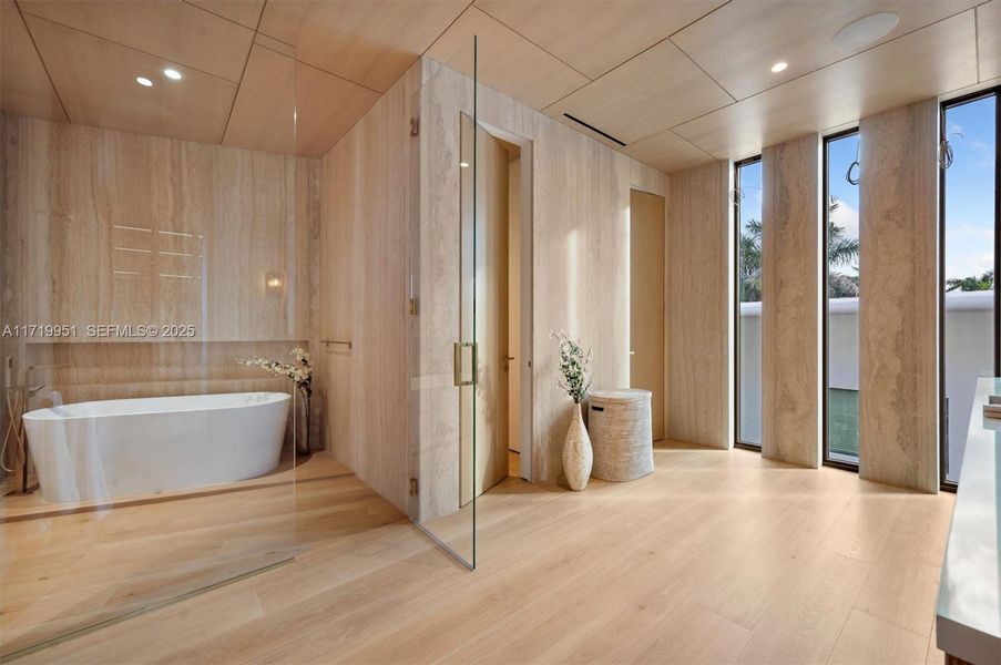 Furnished interior view inside a new home in , Miami Beach (Image 16).