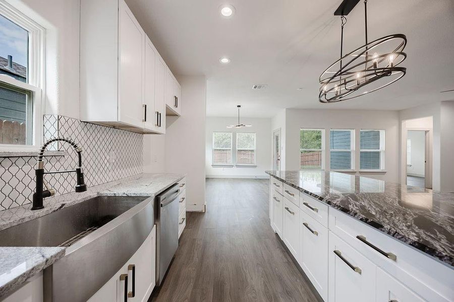 Furnished interior view inside a new home in , Fort Worth (Image 7).