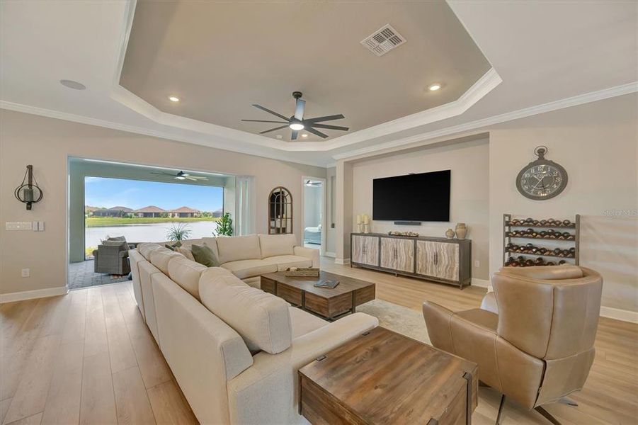 Furnished interior view inside a new home in , Palmetto (Image 5).