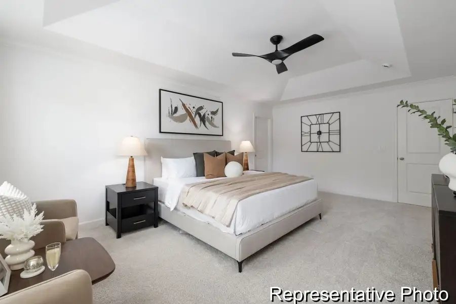 Furnished interior view inside a new home in Morgan Hills, Albemarle (Image 14).