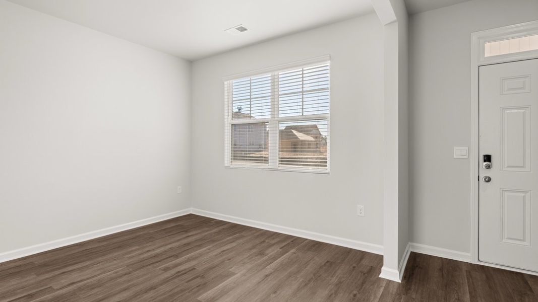 Representative unfurnished interior of a home built from the Elle by D.R. Horton in Highland Hills, Graniteville (Image 12).