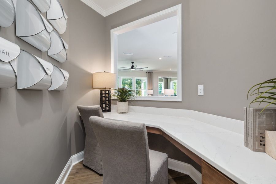 Representative furnished interior of a home built from the Stonebrook by Pulte Homes in The Retreat at Salem Glen, Clemmons (Image 24). Representative furnished interior of a home built from the Stonebrook by Pulte Homes in The Retreat at Salem Glen, Clemmons (Image 24).