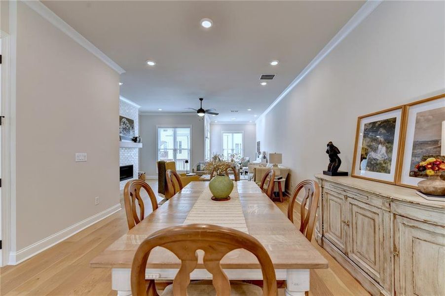 Furnished interior view inside a new home in , Alpharetta (Image 34).