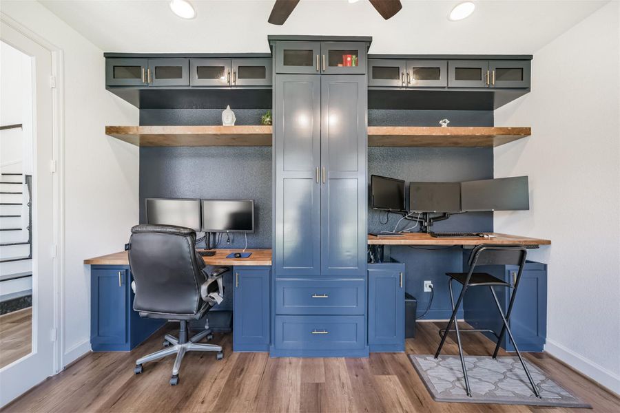 Home office workspace. Home office workspace.