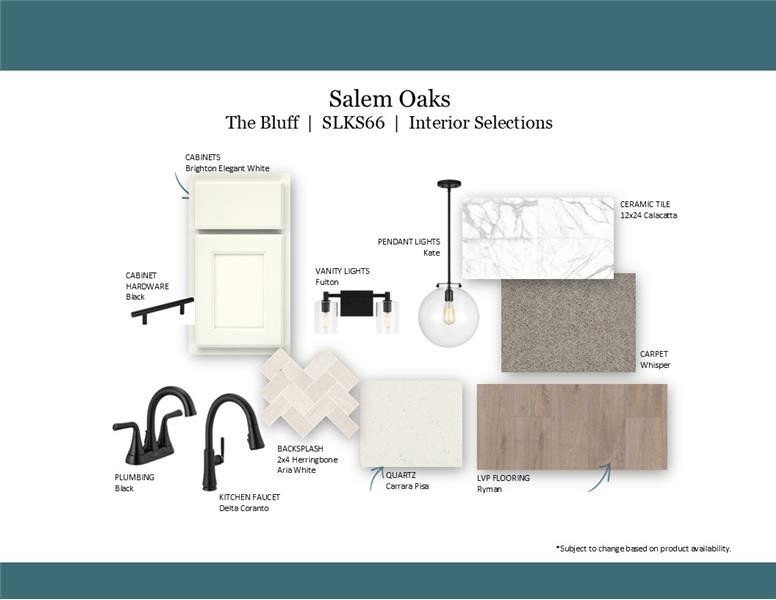 Sample of building materials used in homes in Salem Oaks, Rockvale (Image 4).