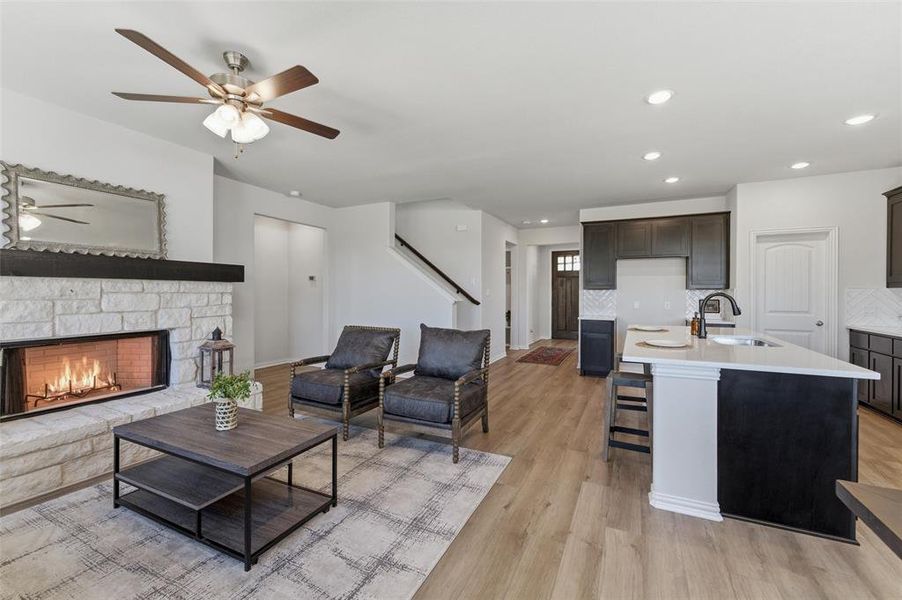 Furnished interior view inside a new home in Covenant Park, Springtown (Image 16).