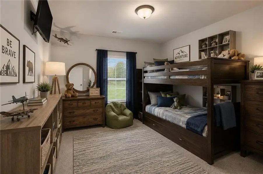 Furnished interior view inside a new home in , Cartersville (Image 18).