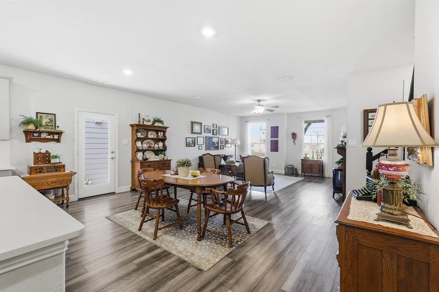 Furnished interior view inside a new home in Ashford Park - Cottage Series, Corinth (Image 14).