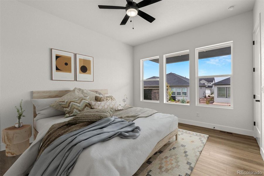 Furnished interior view inside a new home in Wolf Ranch - Enclave Collection, Colorado Springs (Image 13).