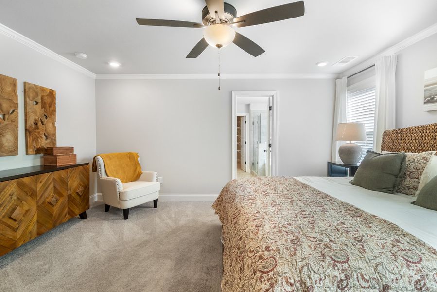 Furnished interior view inside a new home in Ridge Pointe, Athens (Image 36).