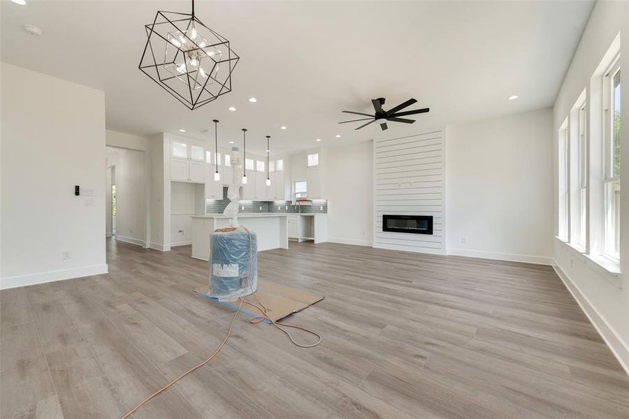 Furnished interior view inside a new home in , Dallas (Image 7). Furnished interior view inside a new home in , Dallas (Image 7).