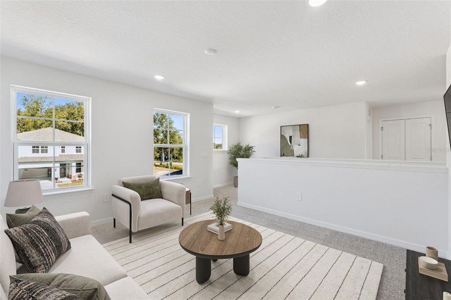 Furnished interior view inside a new home in Wekiva Springs Cove, Apopka (Image 12).