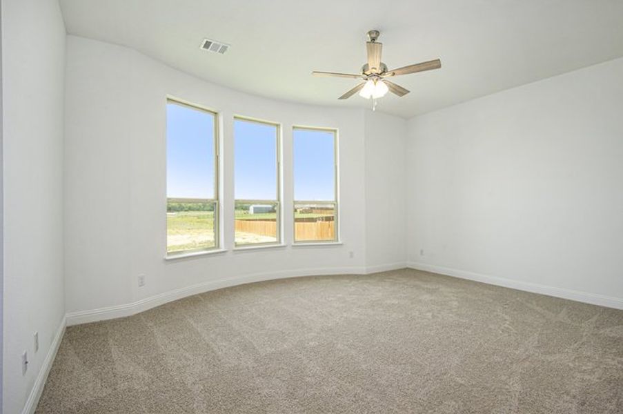Representative unfurnished interior of a home built from the The Cottonwood by Sumeer Homes in Stone Henge II, Sanger (Image 19). Representative unfurnished interior of a home built from the The Cottonwood by Sumeer Homes in Stone Henge II, Sanger (Image 19).