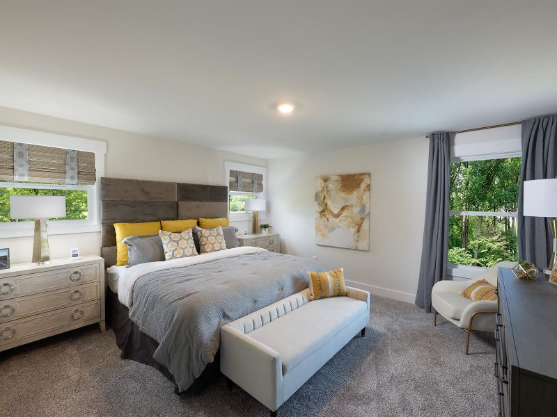 Furnished interior view inside a new home in Waterside - Boardwalk Series, Longs (Image 7).