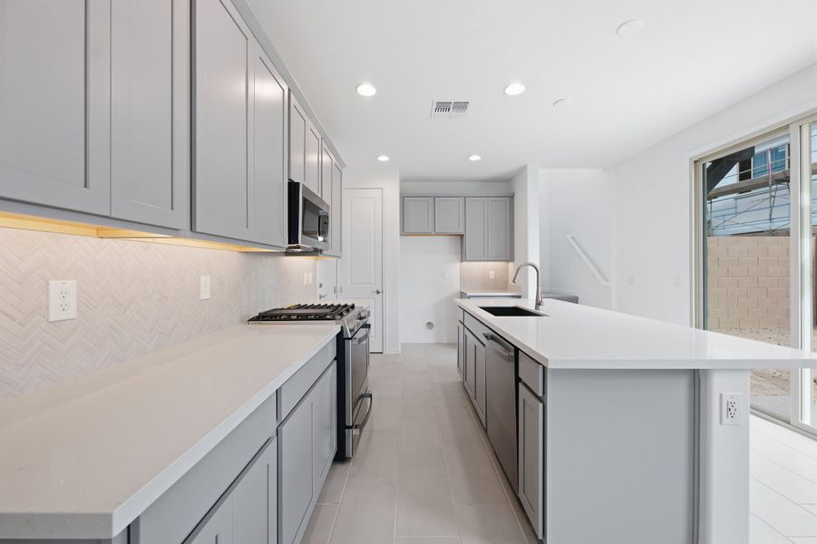 Furnished interior view inside a new home in Hawes Crossing, Mesa (Image 8).