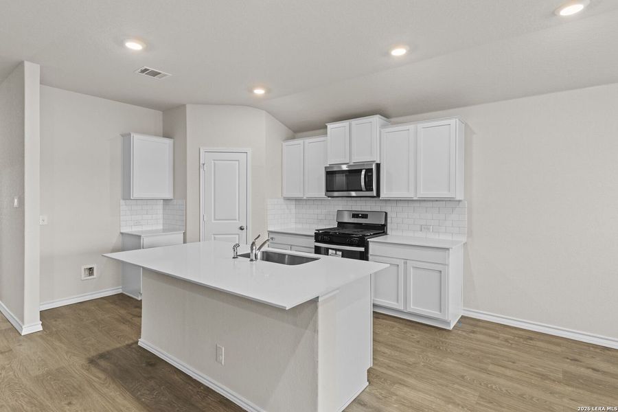 Furnished interior view inside a new home in Brookstone Creek, San Antonio (Image 7).