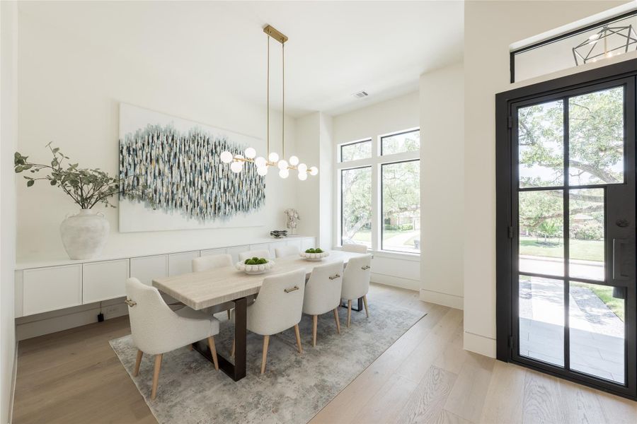 Furnished interior view inside a new home in , Houston (Image 5).