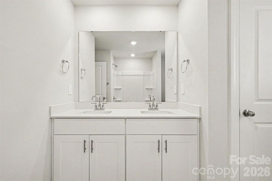 Furnished interior view inside a new home in Shepherds Landing, Mooresville (Image 8).