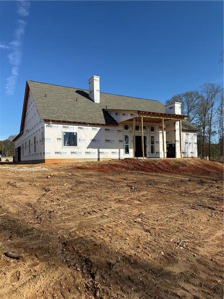 In-progress construction of a new home in , Monroe, GA (Image 3).