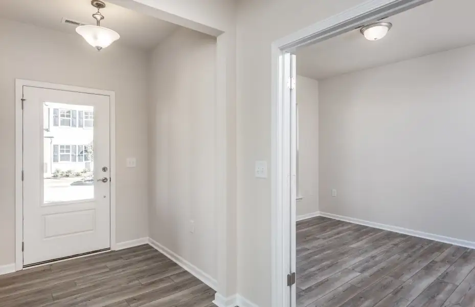 Spacious, unfurnished interior of a new home in Saunders Farm, Willow Spring (Image 15). Spacious, unfurnished interior of a new home in Saunders Farm, Willow Spring (Image 15).