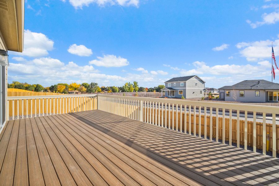 Exterior details and patio area of a home in The Glen, Colorado Springs (Image 23). Exterior details and patio area of a home in The Glen, Colorado Springs (Image 23).