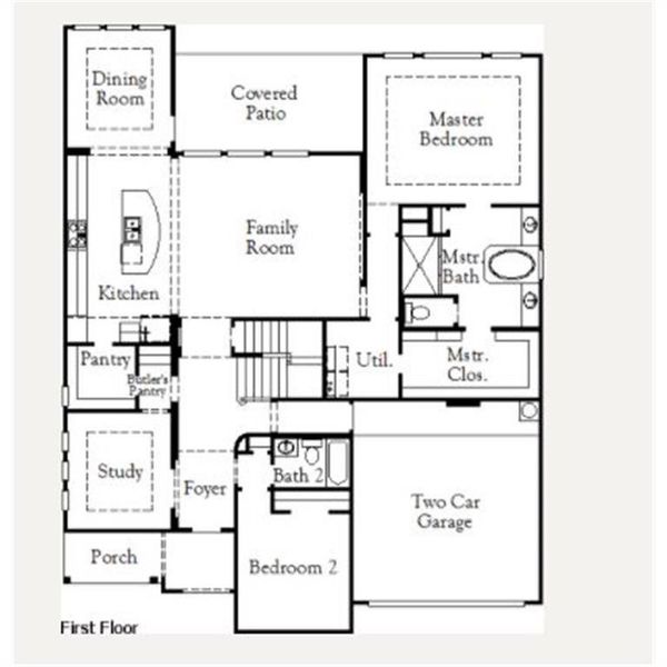 Eagle Mountain First Floor Plan