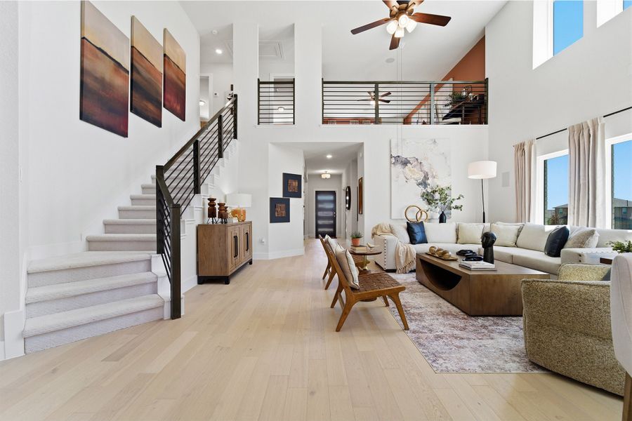 Furnished interior view inside a new home in Infinity Square, Kyle (Image 35).