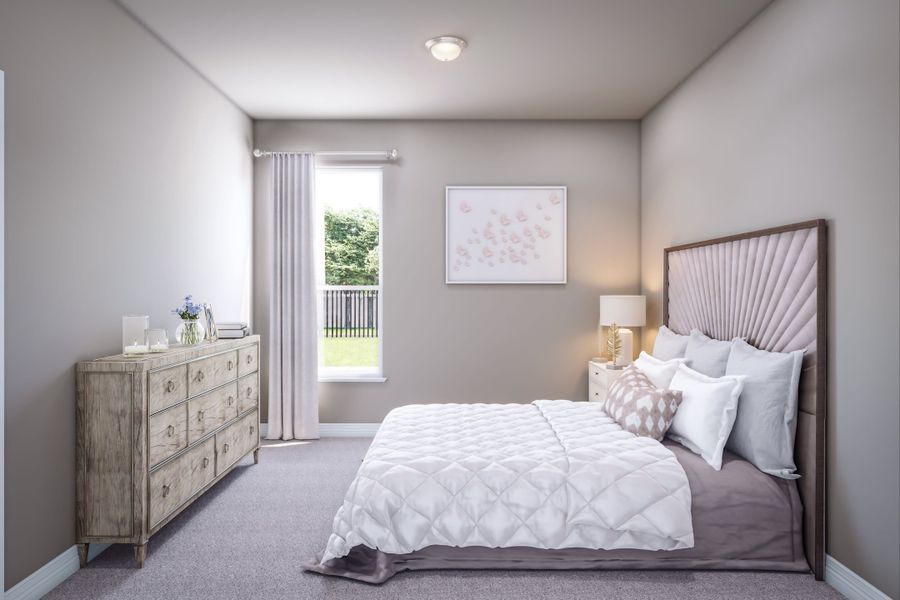 Furnished interior view inside a new home in Mason Woods, Cypress (Image 13).