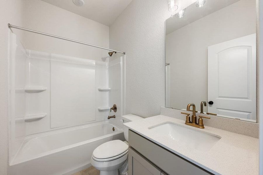 Furnished interior view inside a new home in Lariat, Liberty Hill (Image 11).