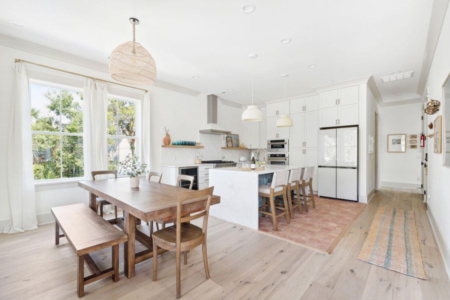 Furnished interior view inside a new home in , Folly Beach (Image 10).