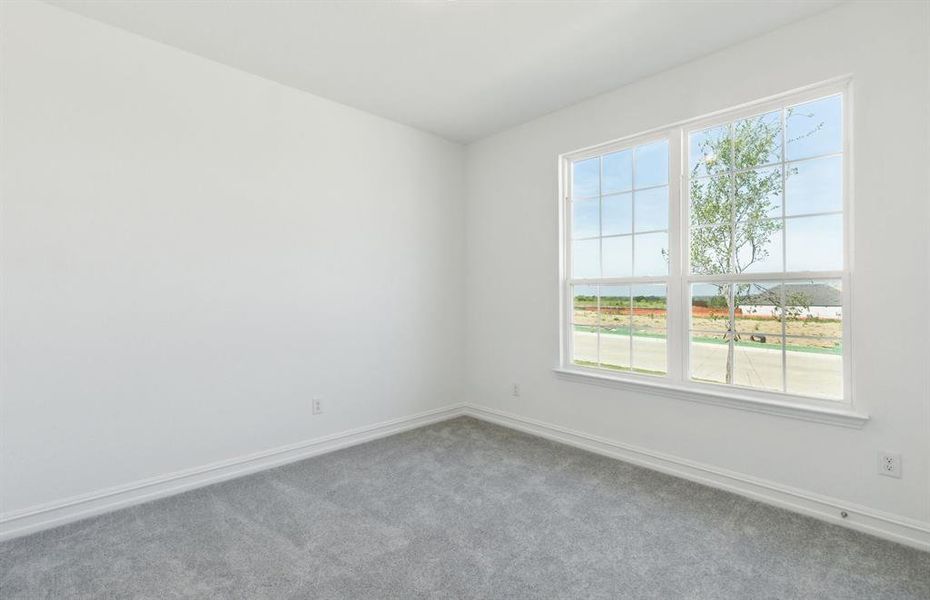 Secondary bedroom designed for comfort and convenience *Real home pictured Secondary bedroom designed for comfort and convenience *Real home pictured