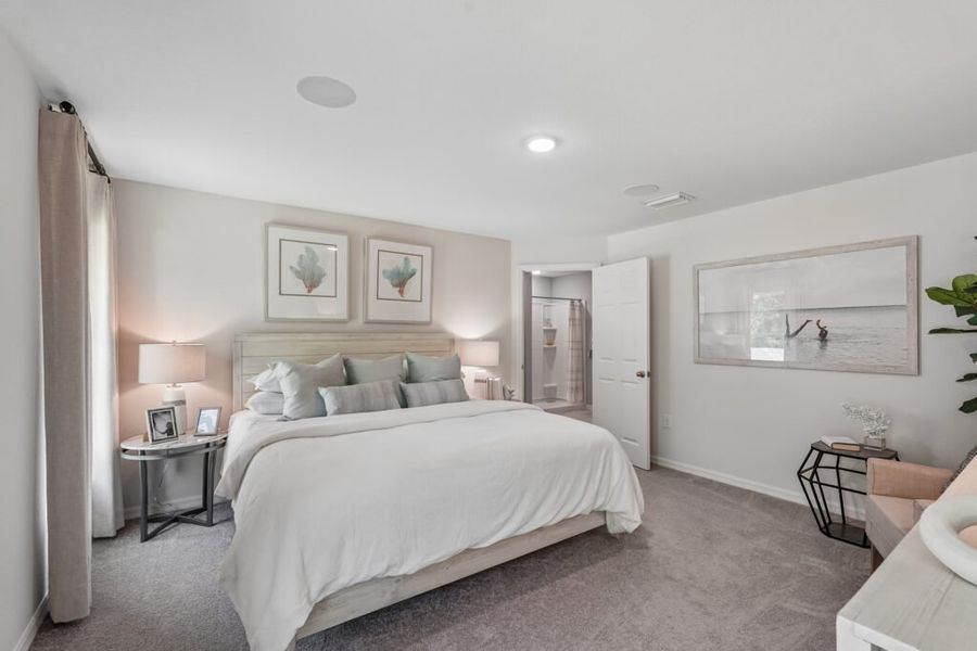 Representative furnished interior of a home built from the Majestic by Holiday Builders in Citrus Springs, Citrus Springs (Image 14).