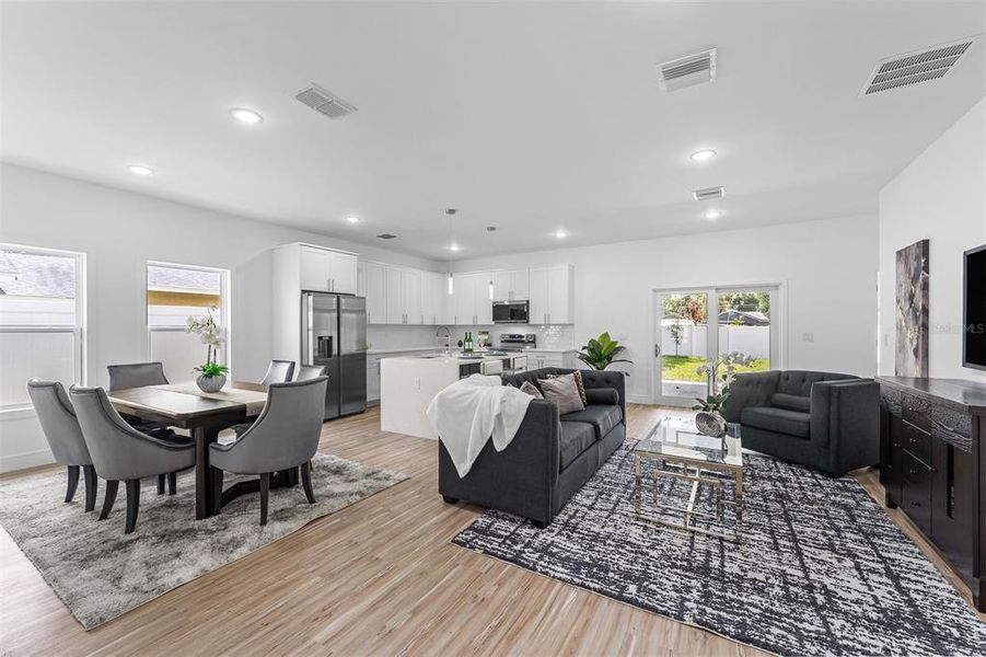 Furnished interior view inside a new home in , Orlando (Image 11). Furnished interior view inside a new home in , Orlando (Image 11).